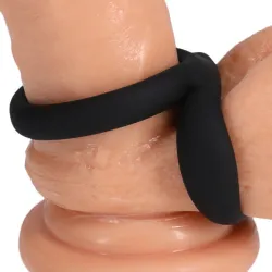 RockSolid by Doc Johnson Ballstretcher The Dual Enhancer 32 mm Noir